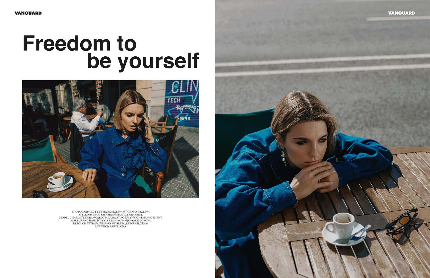 Freedom to be yourself | Fashion story for Vanguard Magazine